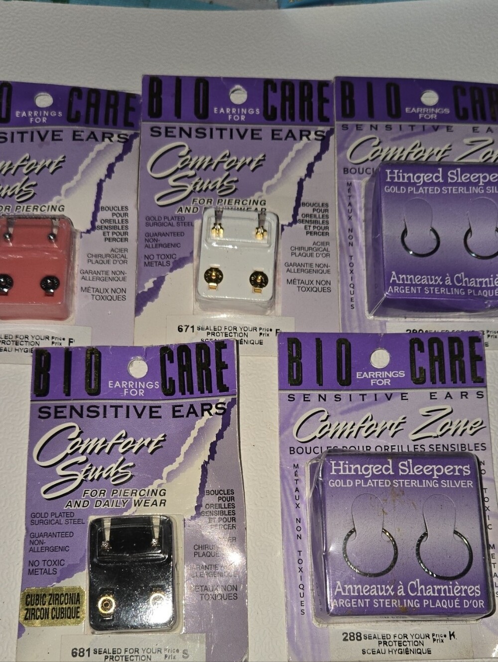 BioCare Comfort Studs & Hinged Sleepers Earrings Set Of 5